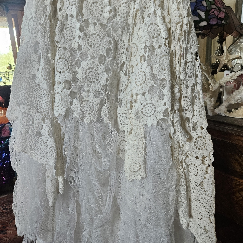 OOAK NWOT CUSTON LACE SKIRT - Picture 13 of 16